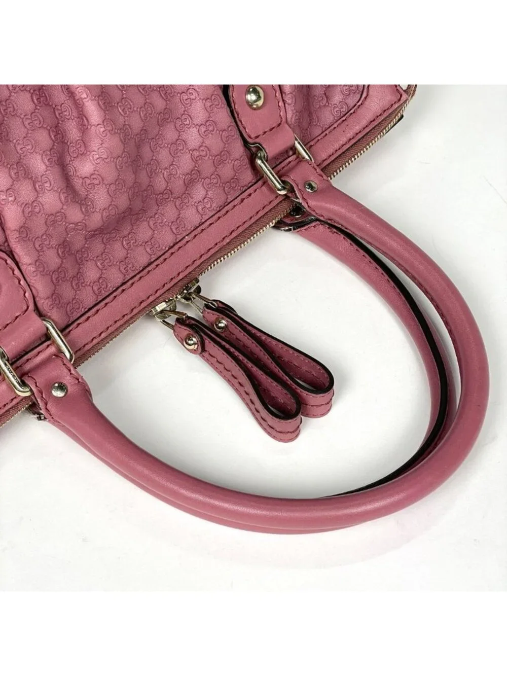 Gucci Handbag Sukey Micro 2-Way Leather Pink